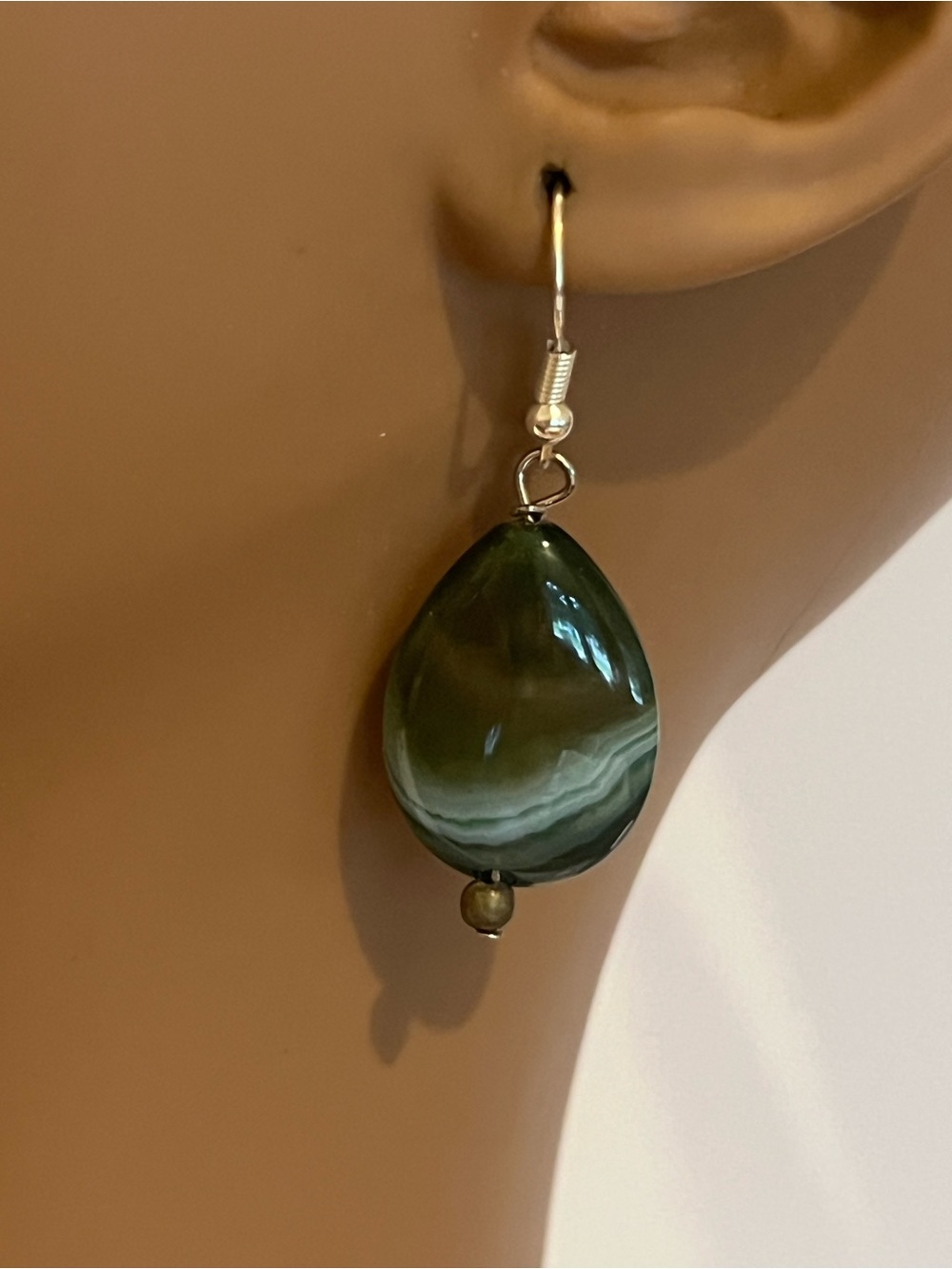 Dyed Agate Earrings